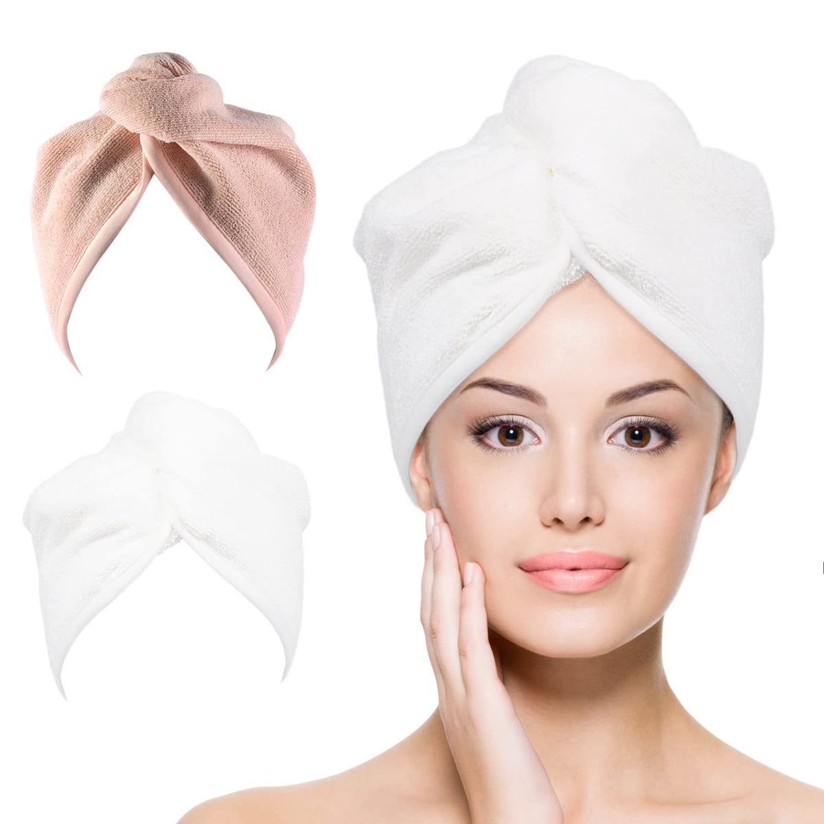 YoulerTex toalla microfibra para cabello 10x26, absorbe humedad rápidamente.