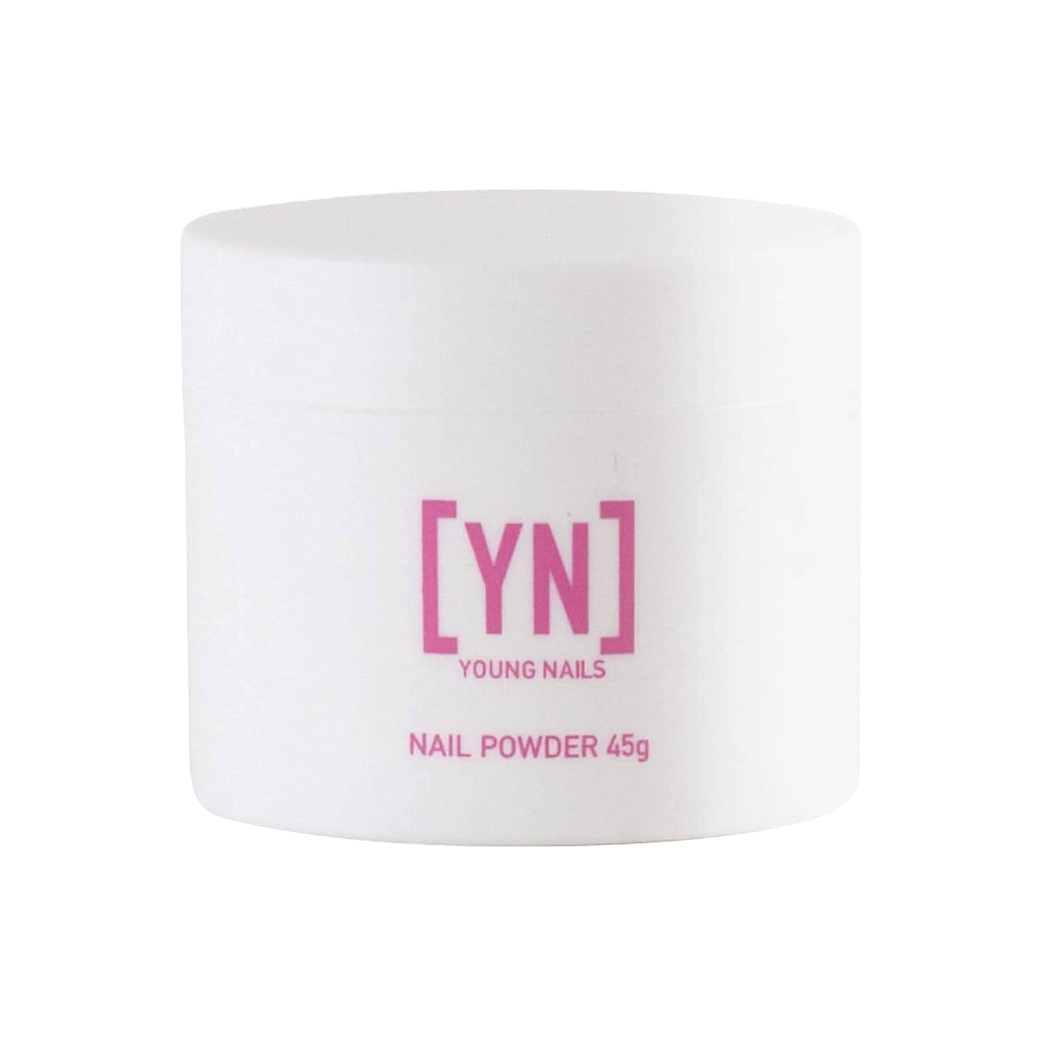 Polvo acrílico auto-nivelante de Young Nails para acabado suave.