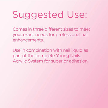 Young Nails Core blanco, tono claro para uñas neutras y elegantes.