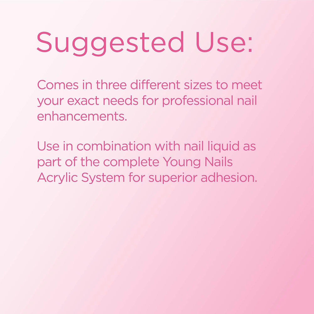 Young Nails Core blanco, tono claro para uñas neutras y elegantes.