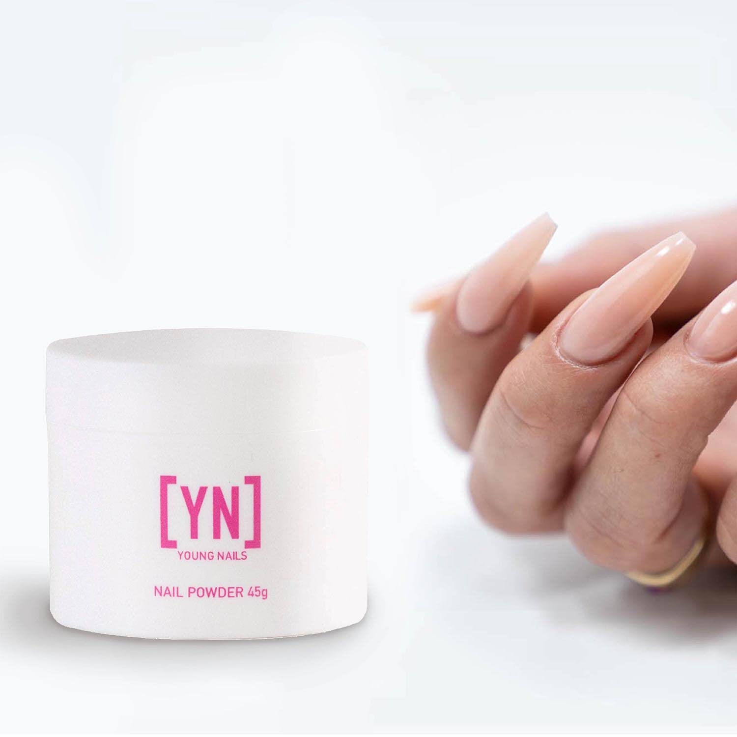 Young Nails Core rosado claro, diseño versátil y duradero.