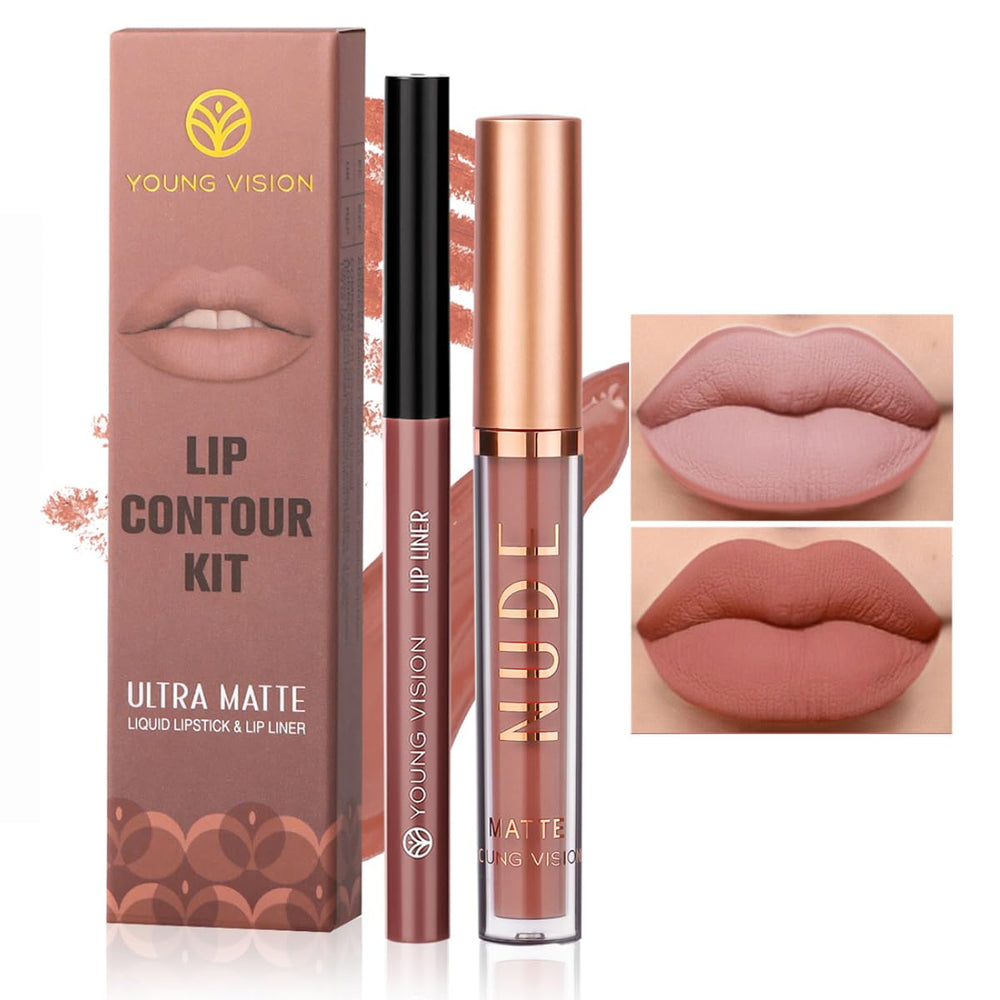 Barra de labios mate Young Vision en 6 colores para un color intenso.