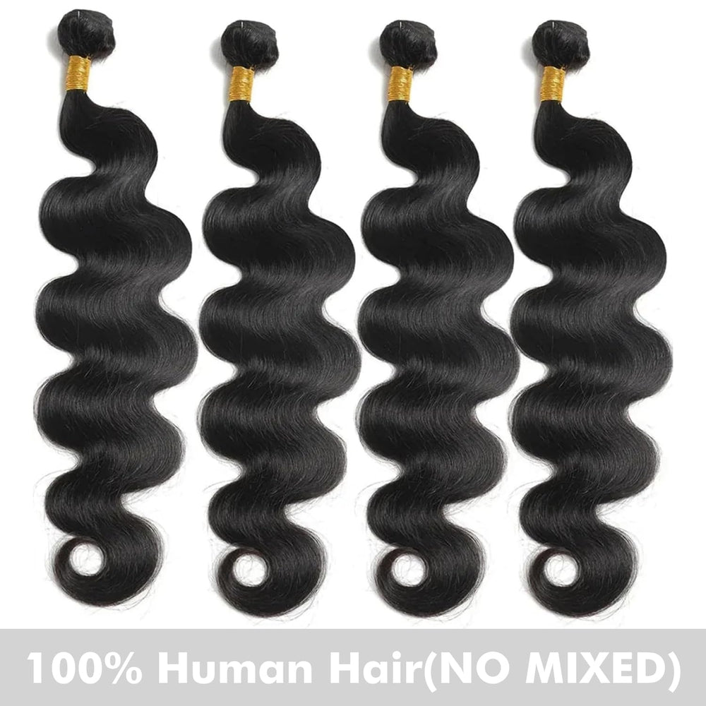 Youngirl cabello humano, onda corporal 18 pulgadas, movimiento fluido para estilos largos