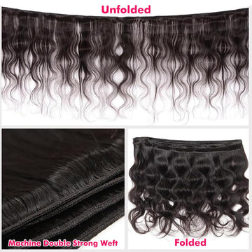 Youngirl cabello humano, onda corporal 22 pulgadas, longitud adicional con caída suave