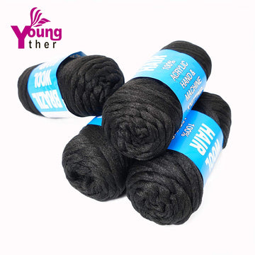 Youngther clips negros naturales fijan peinados con facilidad.