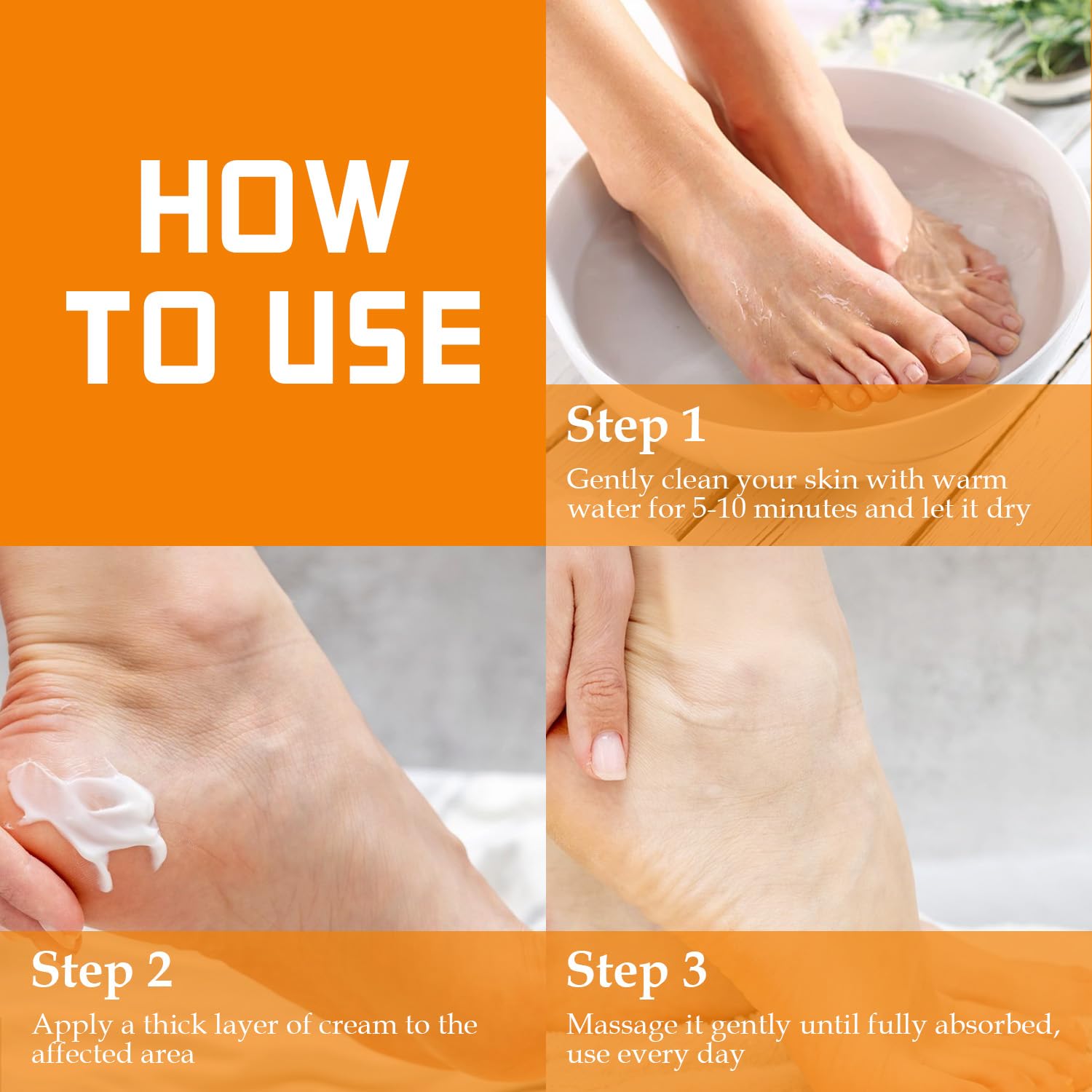 YOUNGYOUNGLOVE applying after bath with massage for absorption.