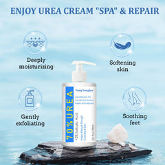 YOUNGYOUNGLOVE crema de urea 70% para rodillas piel suavizada