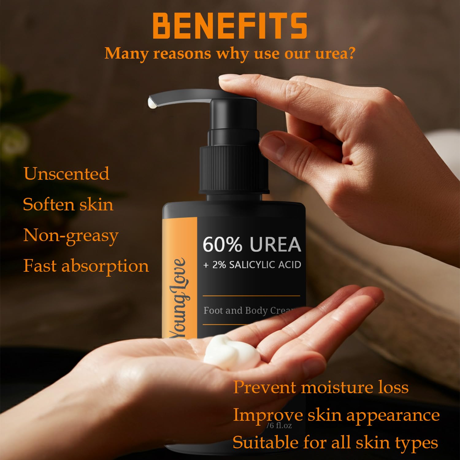 YOUNGYOUNGLOVE fragrance-free formula with 2% salicylic acid exfoliating.