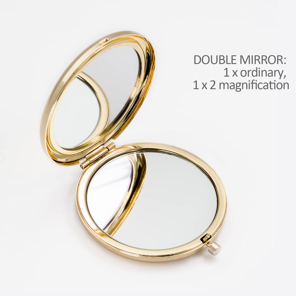 Cadeau Yountown pour elle, miroir doré idéal pour anniversaires.