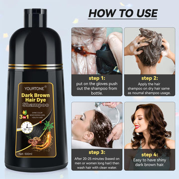 YOURTONE aplicación fácil en cabello seco sin pasos complicados