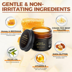YOURTONE bálsamo miel y sebo de vaca para manos, suave y nutritivo.
