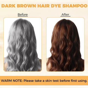 YOURTONE Champú color para cabello gris, manos con guantes aplicando sin cepillo.