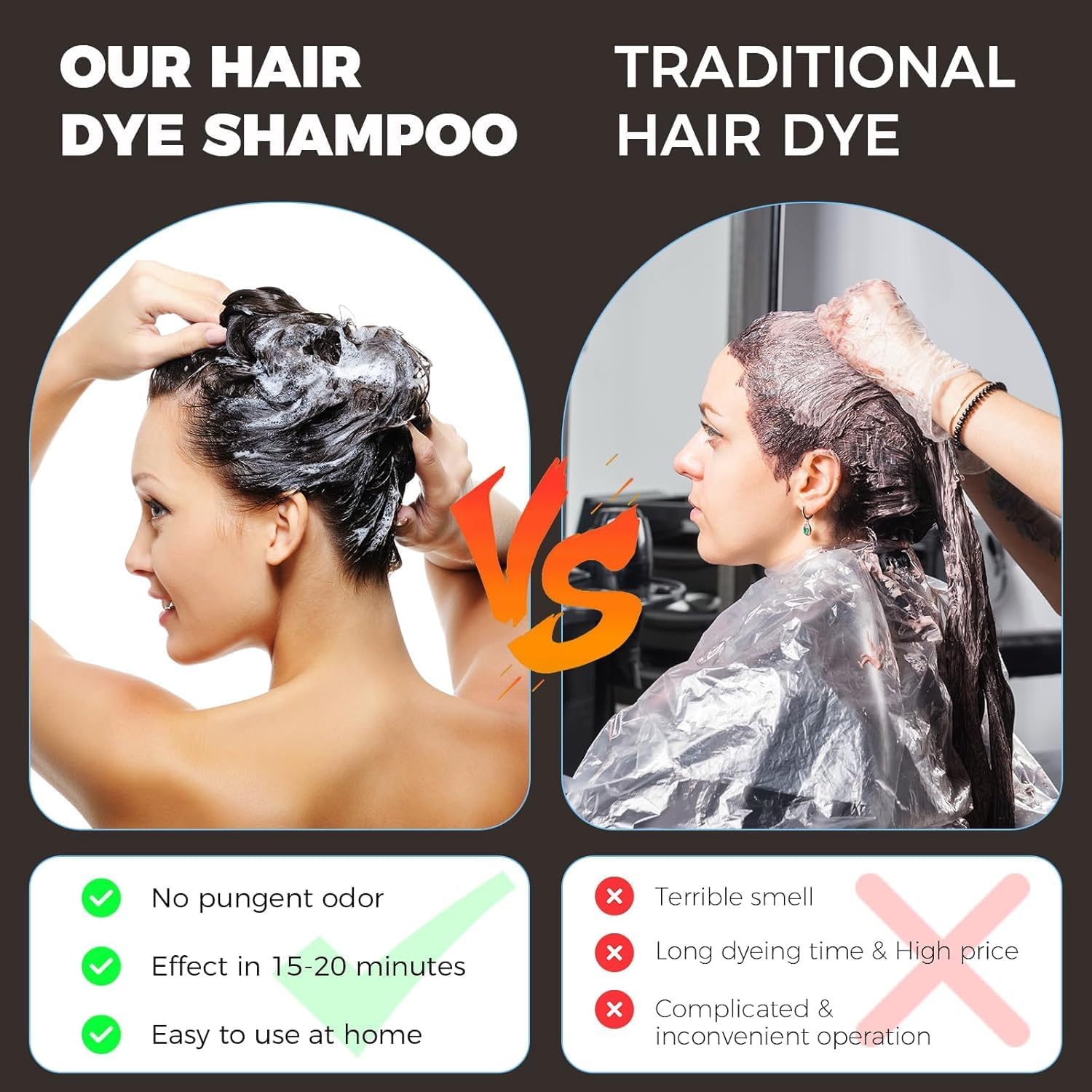 YOURTONE etiqueta fórmula herbal Polygonum multiflorum para cabello saludable