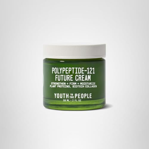 Youth To The People 121-Polypeptide Future Cream ayuda a suavizar líneas finas visualmente.