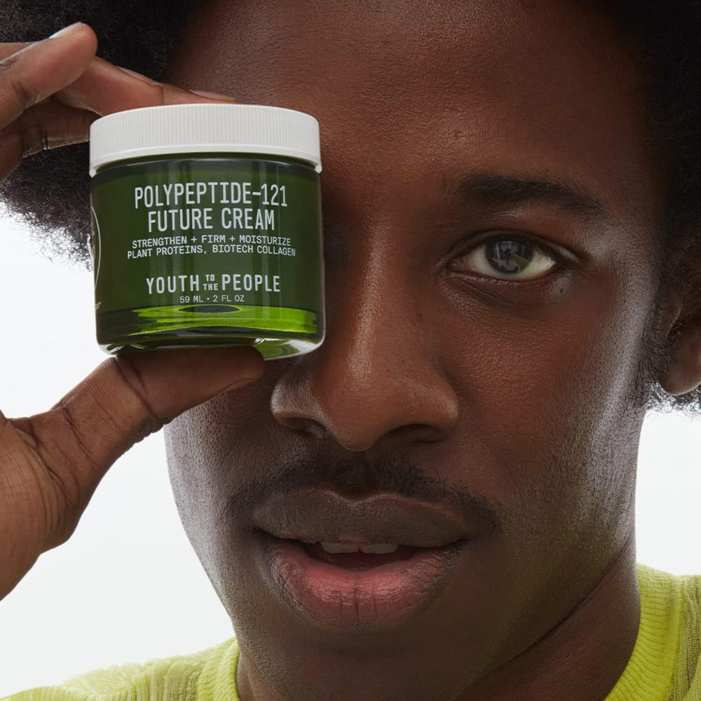 Youth To The People 121-Polypeptide Future Cream sin fragancia para piel sensible.