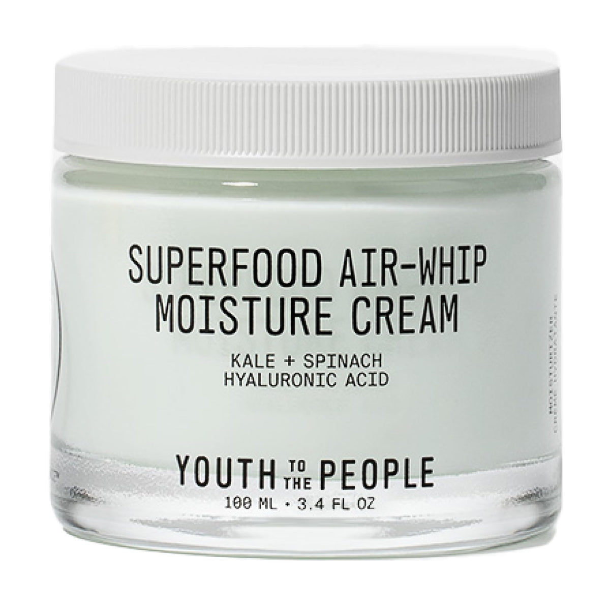 Youth To The People, crema Air-Whip en botella jumbo, hidratación duradera para la piel.