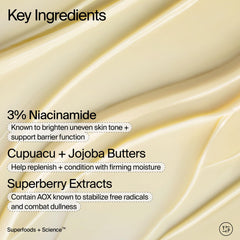 Youth To The People Dream Body Butter fragancia con notas de yuzu y té verde.