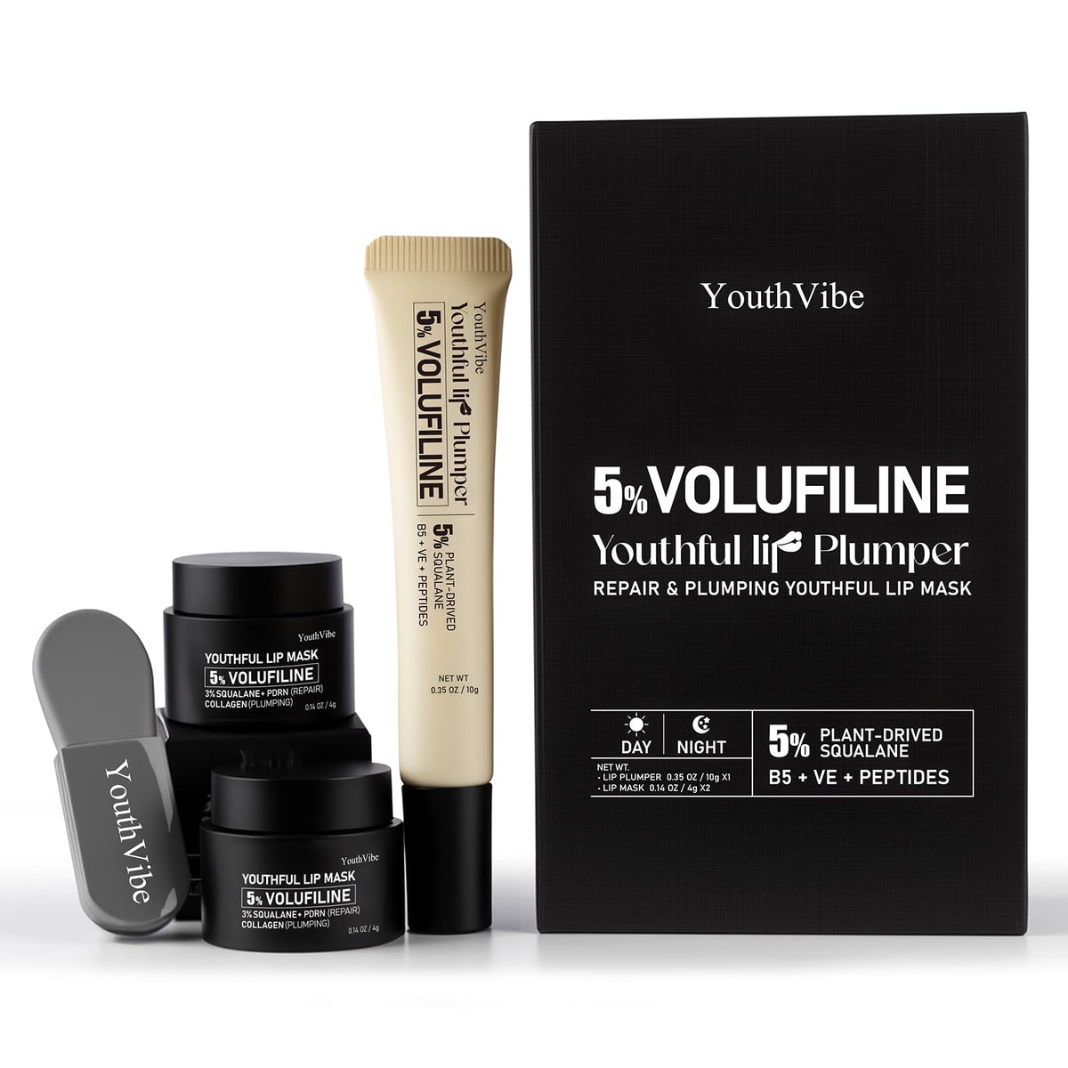 YouthVibe gloss repulpant lèvres – brillance naturelle et lèvres visiblement plus pulpeuses.