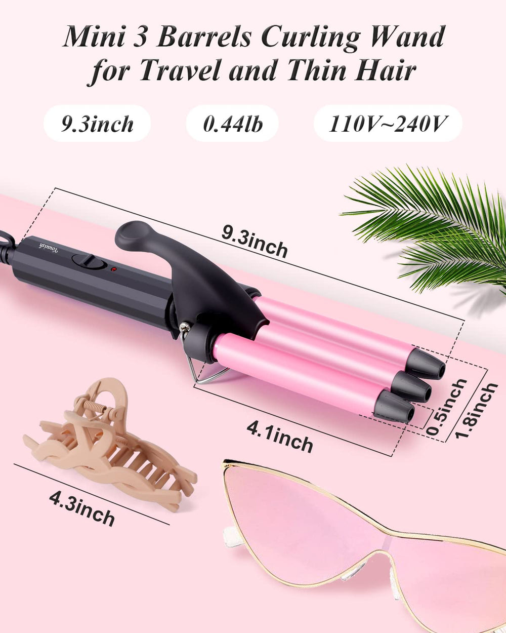 Youuish diseño portátil compacto para viaje diario