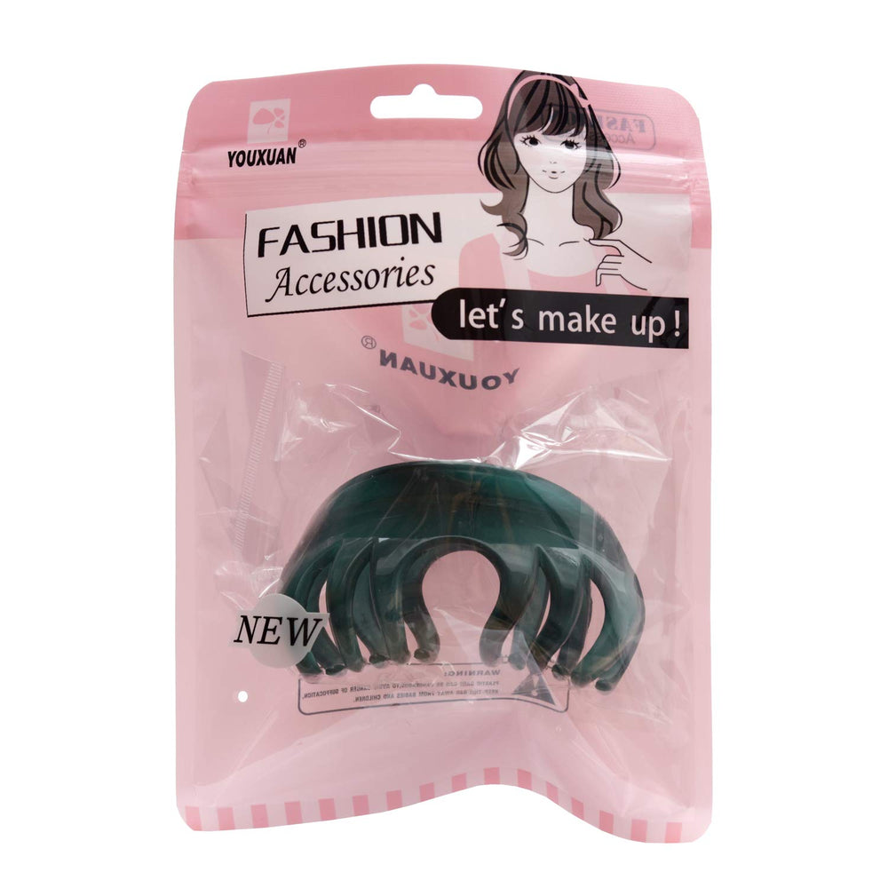 YOUXUAN horquilla café de 4 pulgadas, ideal para cabello grueso