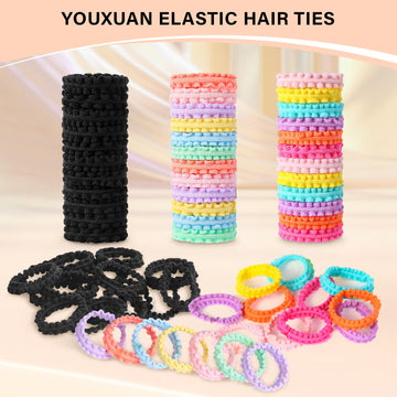 YOUXUAN ligas elásticas duraderas y ligeras para cabello fino