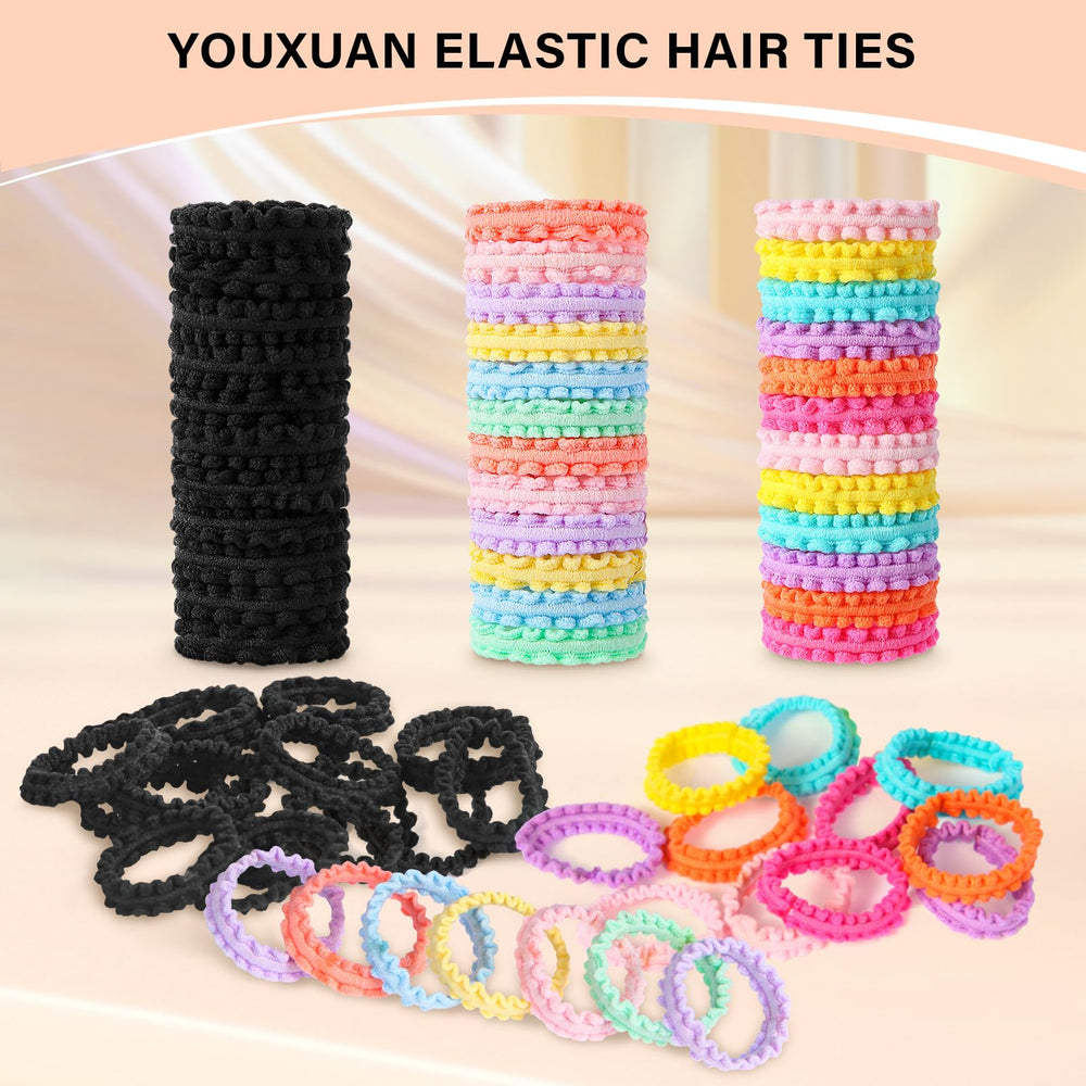 YOUXUAN ligas elásticas duraderas y ligeras para cabello fino