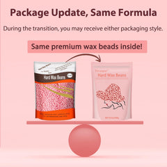 Yovanpur bolsa de ceras rosa de 10,5 oz para depilación en casa