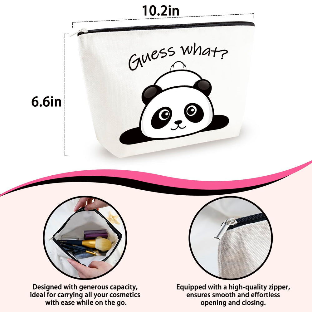 Panda Yoxiumi bolsa maquillaje portátil, organizador de viaje práctico