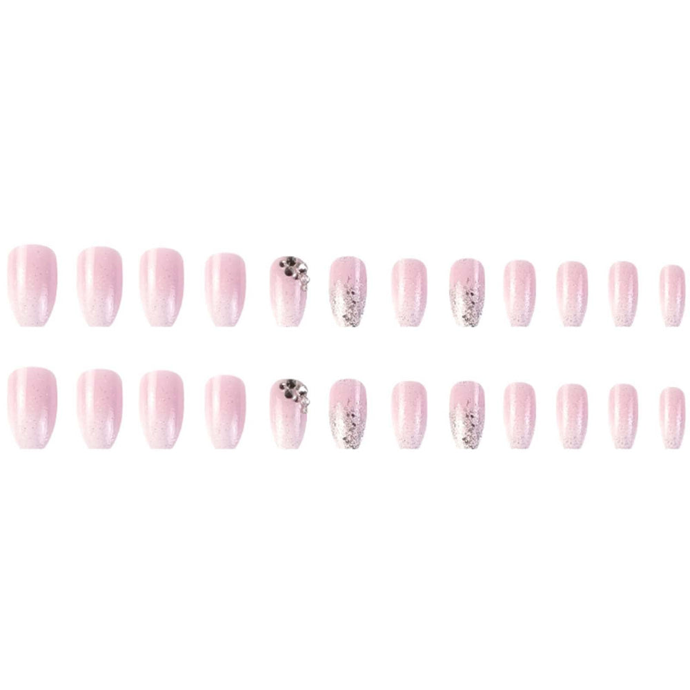 YoYoee uñas postizas 24 piezas para dedos, estilo versátil.