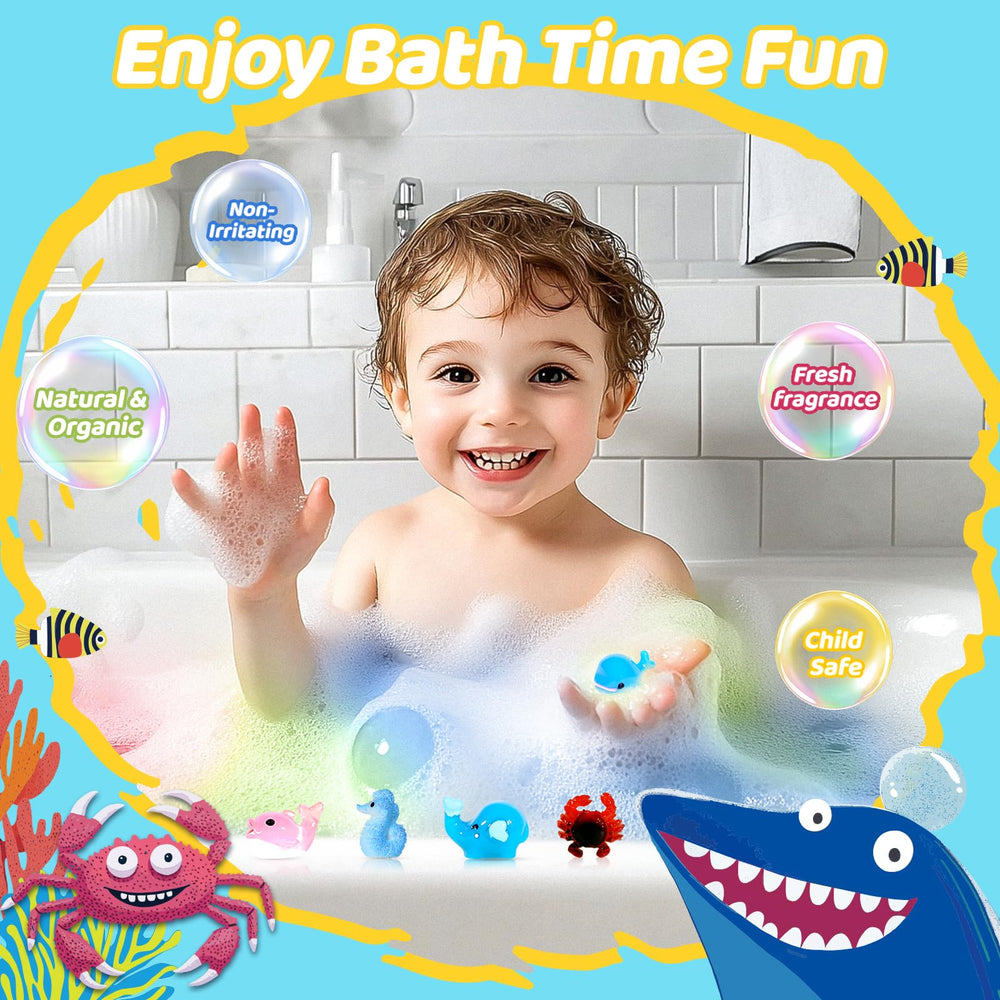 YoYokay bombas de baño para niños con juguetes del cielo, aventura en casa.