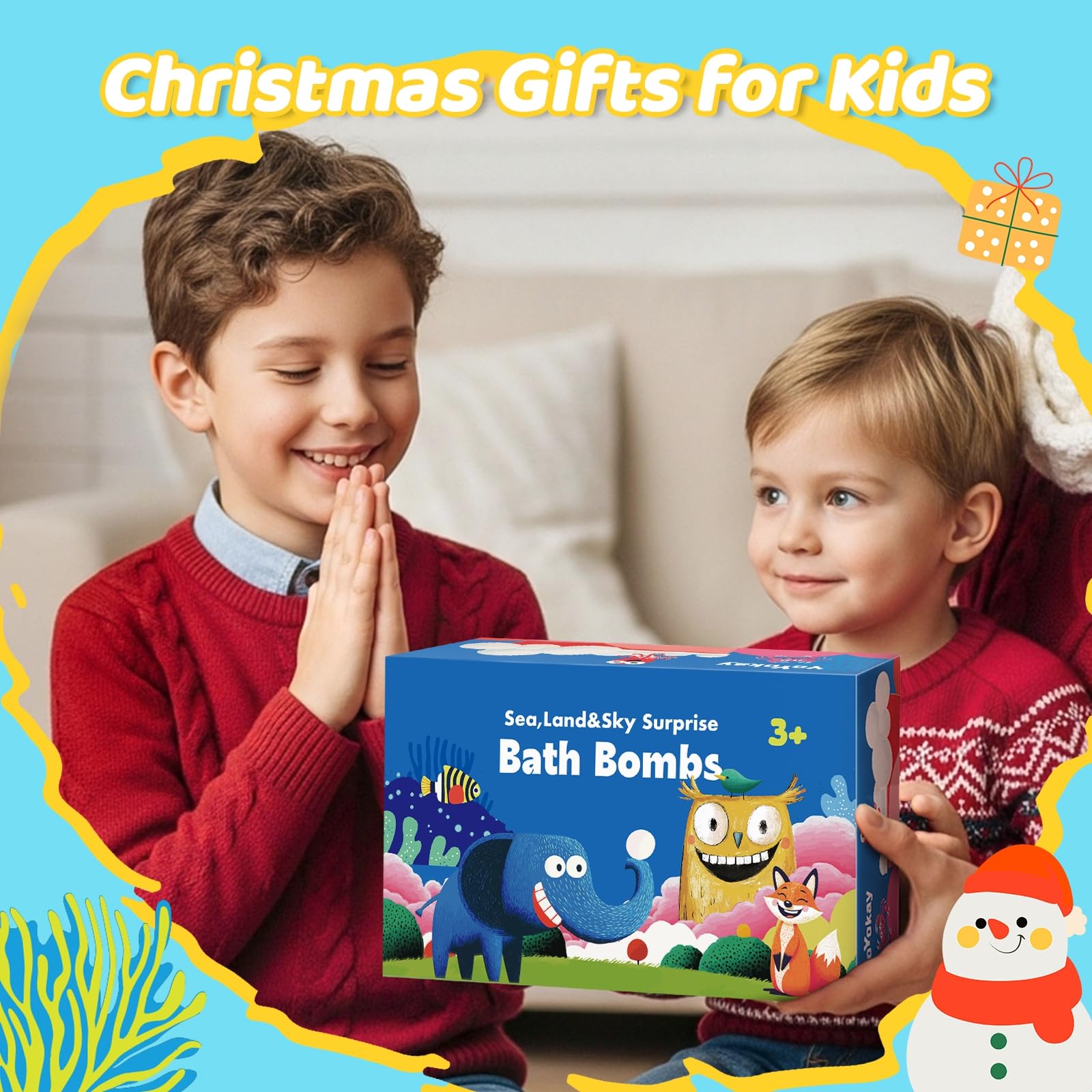 YoYokay caja-regalo con tres temáticas, regalo versátil para fechas especiales.