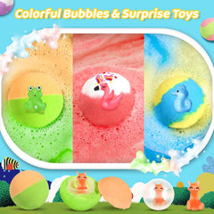 YoYokay bomba de baño con animales dentro, regalo ideal para niños.