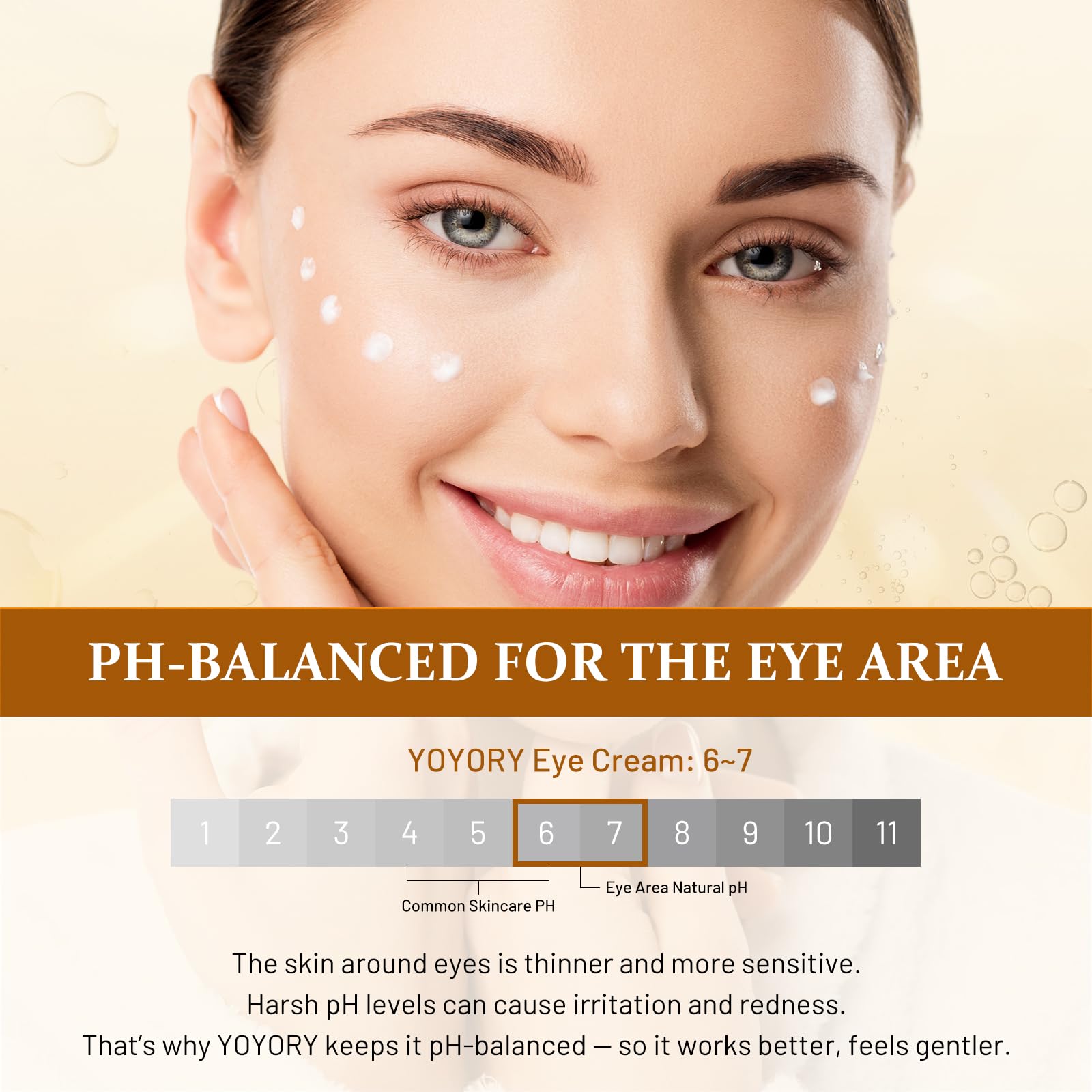 YOYORY Retinol Ojos Sferas Hidratantes liberan humedad para un aspecto radiante
