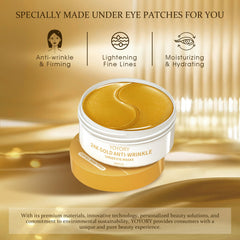 Parche YOYORY de ojos cafeína y colágeno para revitalizar la mirada.