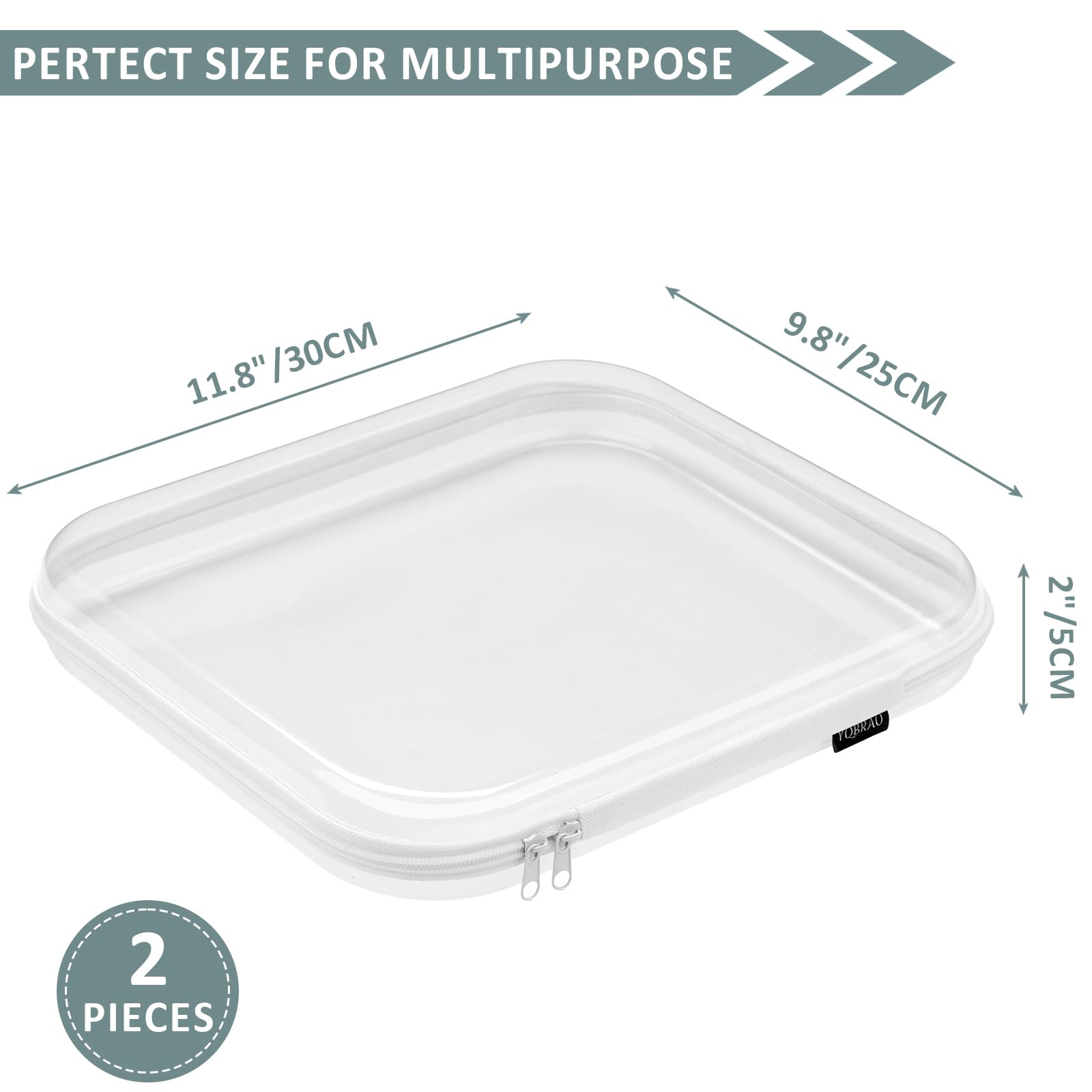 Coque dure transparente sans BPA protège le contenu avec style.