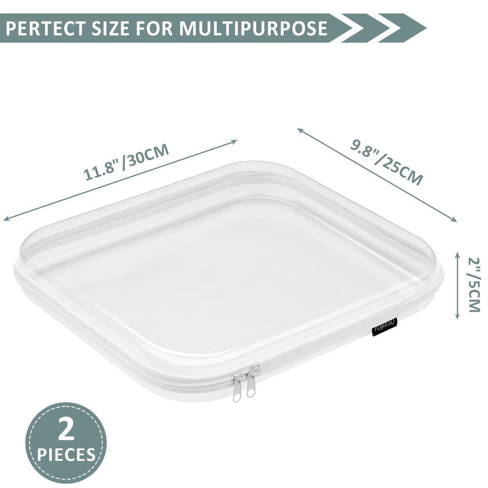 Coque dure transparente sans BPA protège le contenu avec style.