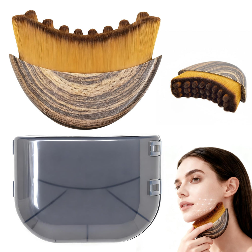 Yqzjjjust cepillo linfático contorno frente, aporta suavidad y relajación facial