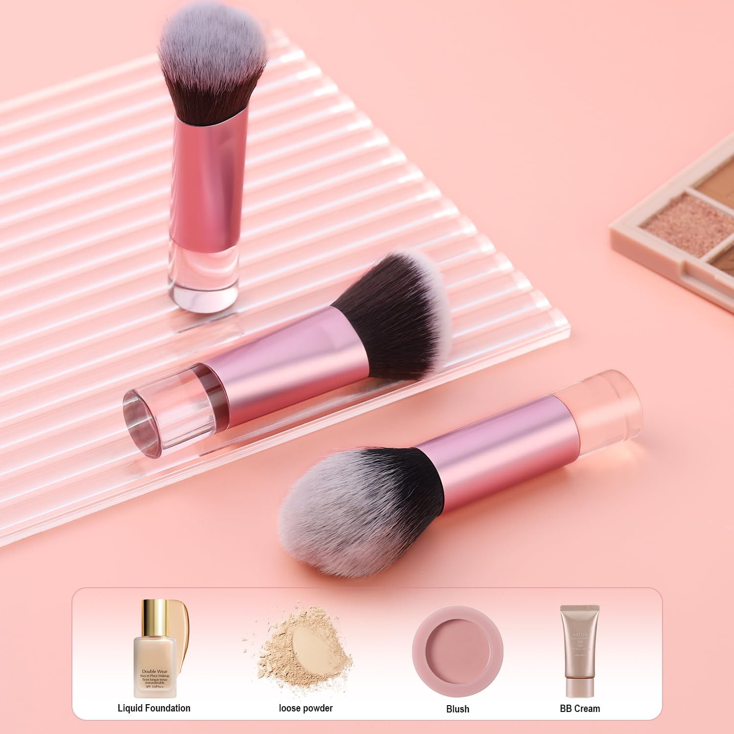 Pincel polvo Yrarbil para fijar maquillaje y acabado mate.