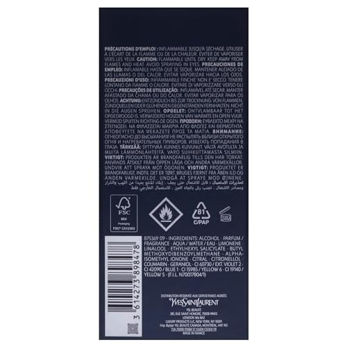 YSL Y Men Intense, empaque cerrado, opción elegante para regalo o estreno.