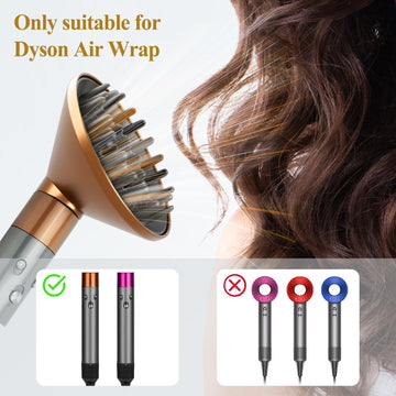 ytchyysk accesorio-diseño profesional dyson airwrap, mejora versatilidad en peinado.