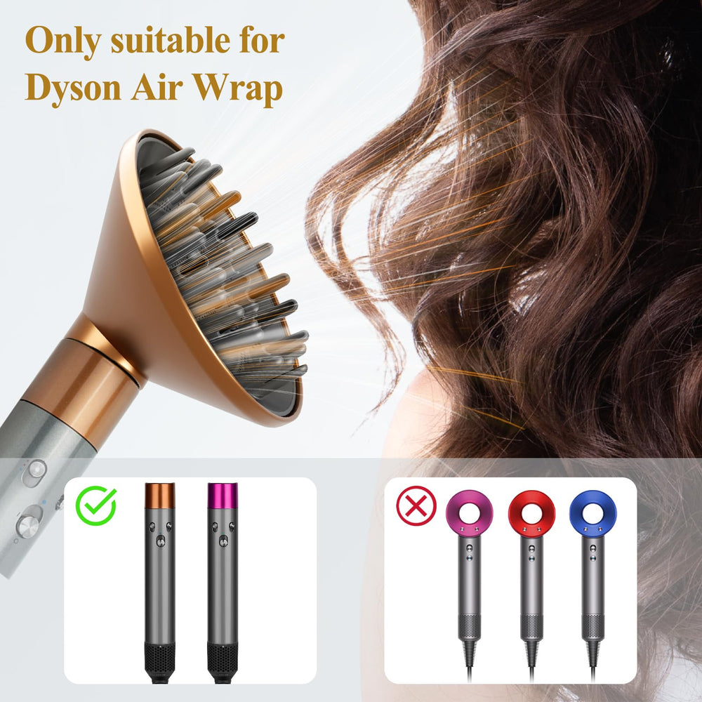 ytchyysk accesorio-diseño profesional dyson airwrap, mejora versatilidad en peinado.