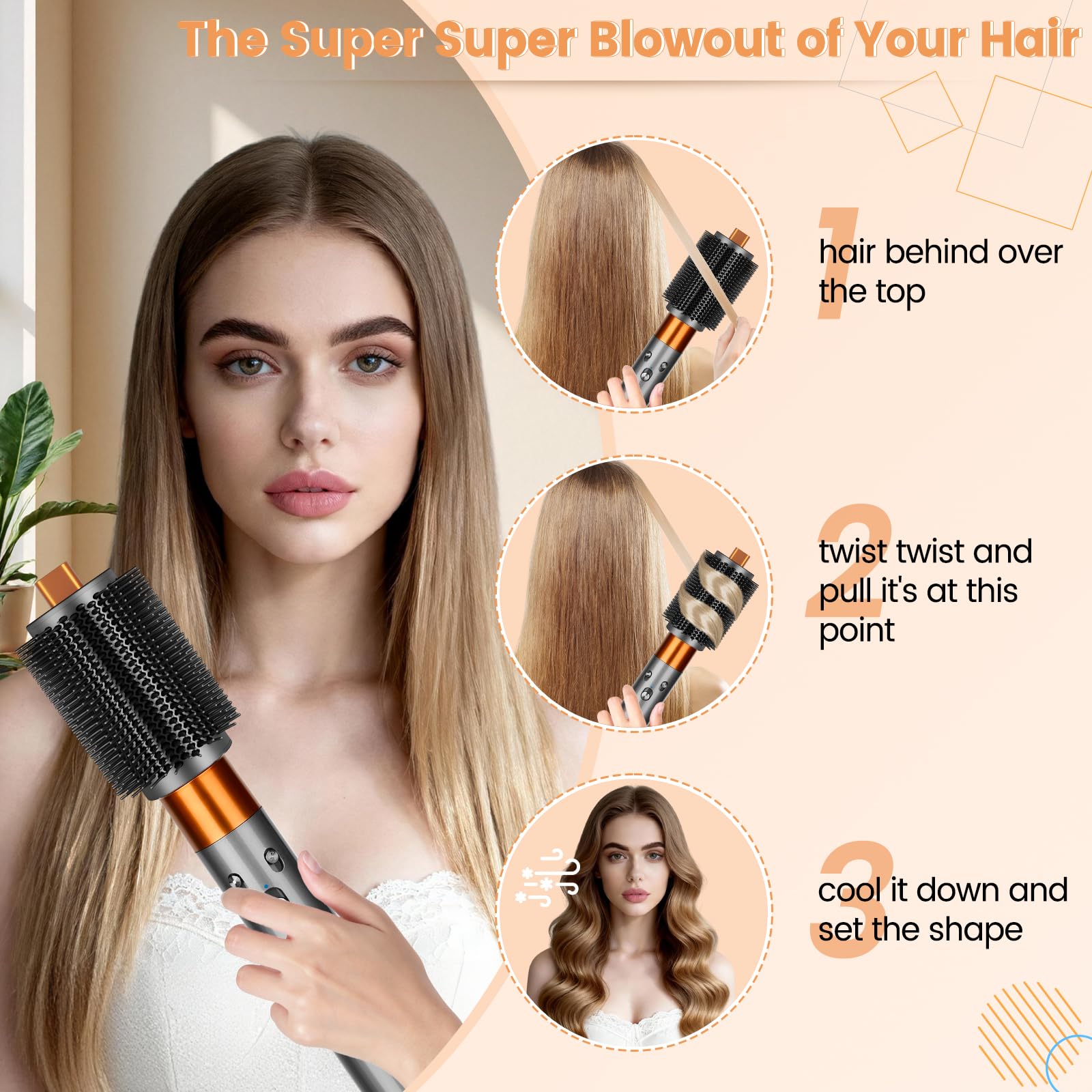 YTCHYYSK funciona para estilos con tamaños variados: ondas suaves y rizos amplios.