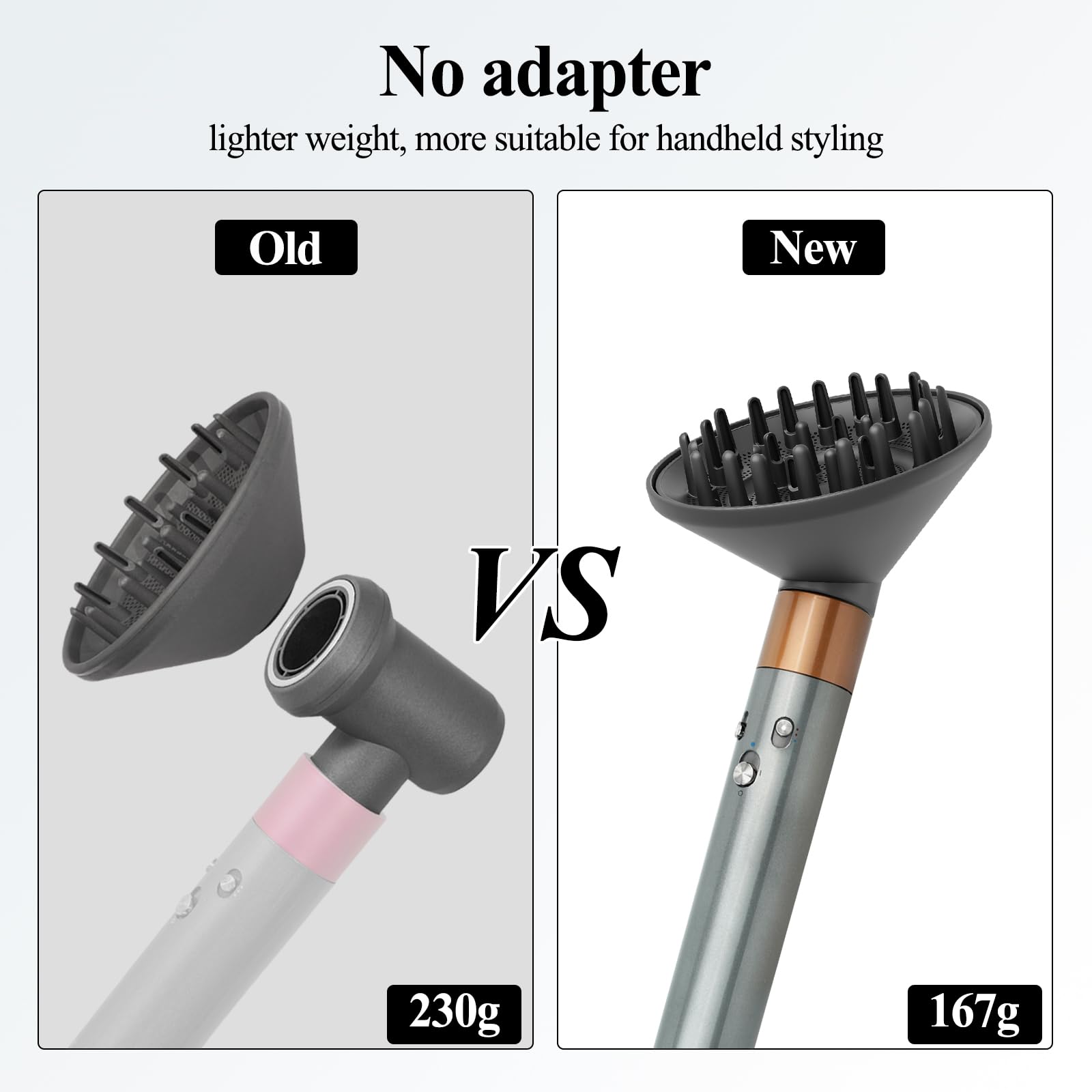 YTCHYYSK difusor reduce frizz con diseño espacioso.