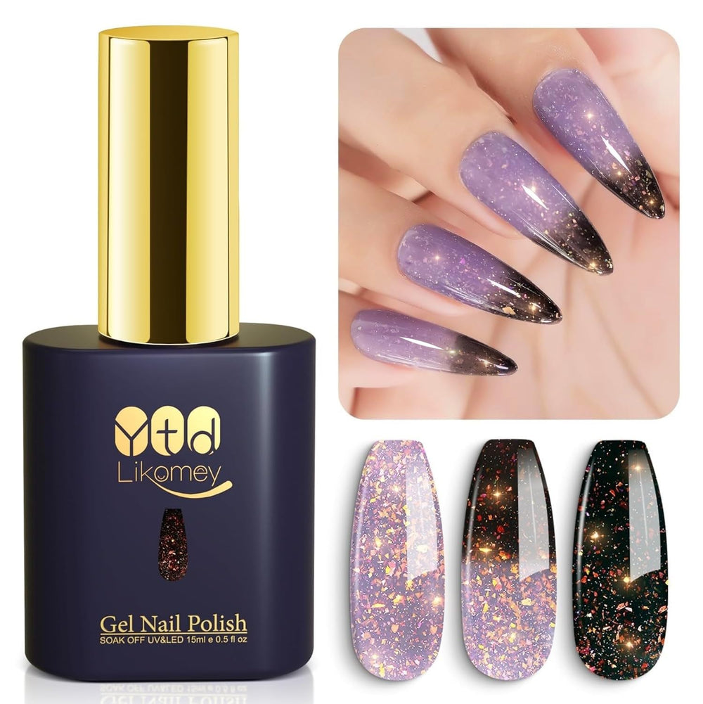 Esmalte gel YTD Likomey cambia de color según la temperatura.