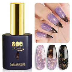 Esmalte gel YTD Likomey cambia de color según la temperatura.