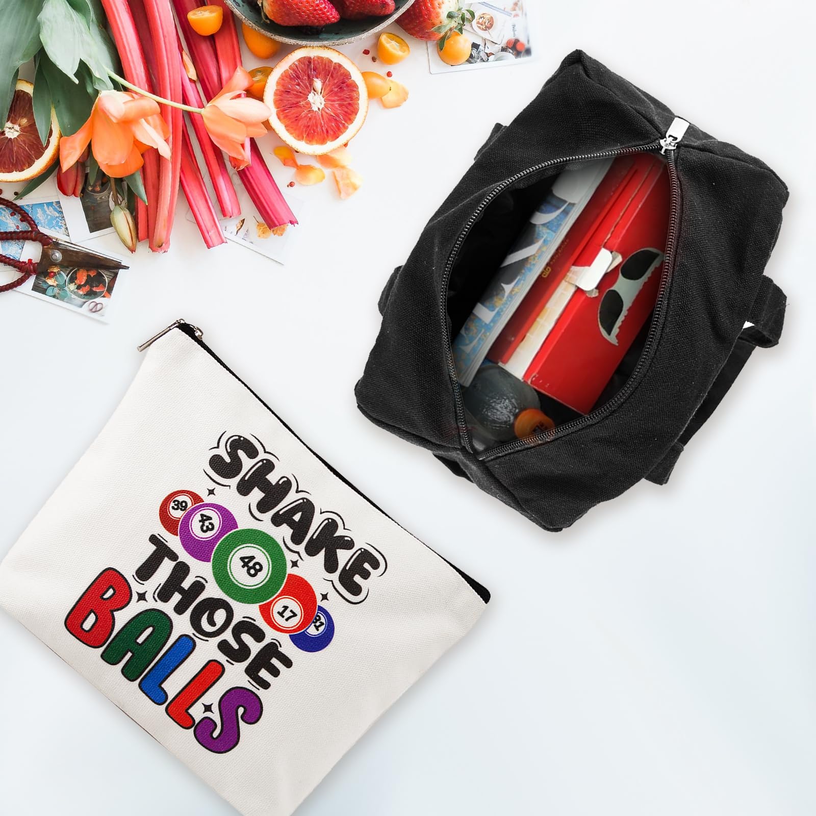 Bolsa bingo negro YTDYQFLZH con acabado elegante.