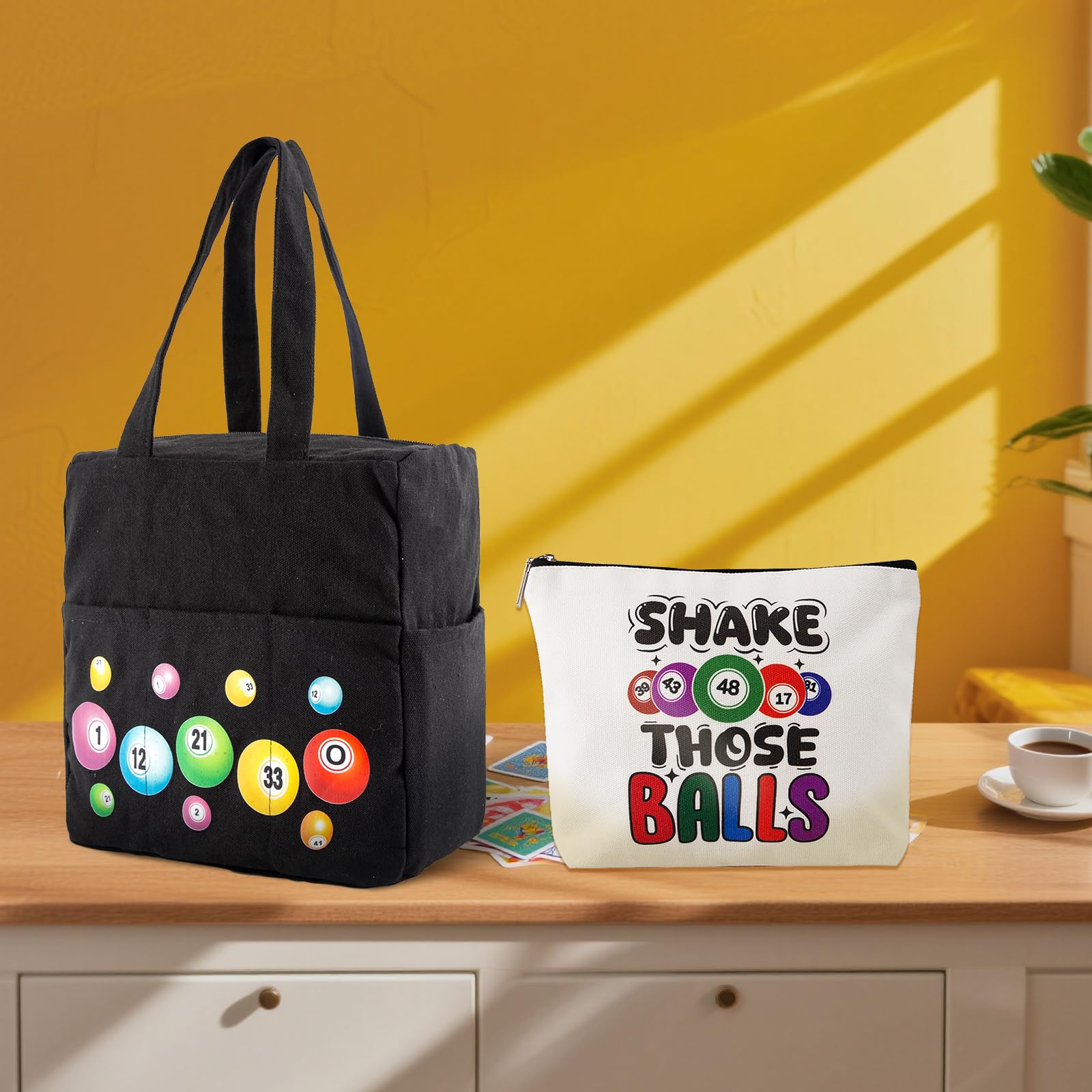 Bolsa bingo portátil YTDYQFLZH, ligera y fácil de transportar.