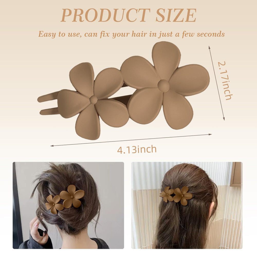 Clip floral plano de YTQDSS para coletas elegantes y sin deslizamiento.