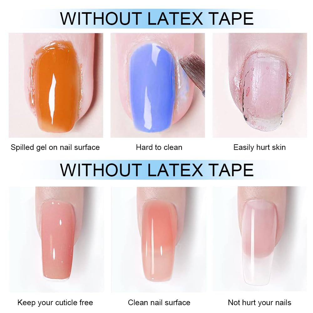YTRUNS TWOING latex: cuidado de cutículas durante arte de uñas