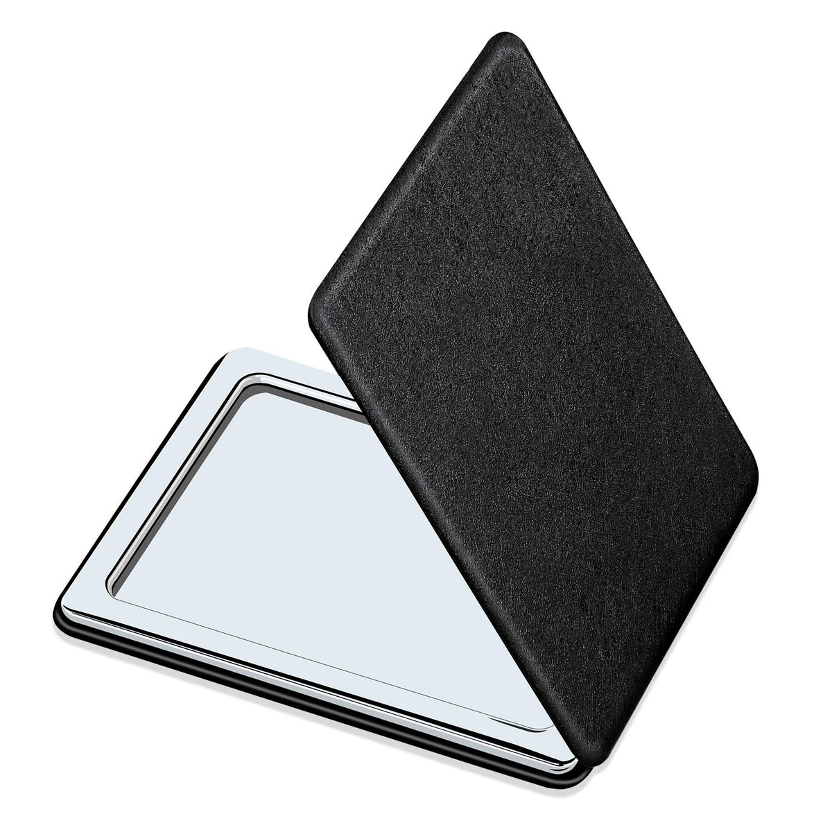 Espejo de bolso YTZJ Direct compacto negro para retoques rápidos en cualquier lugar.